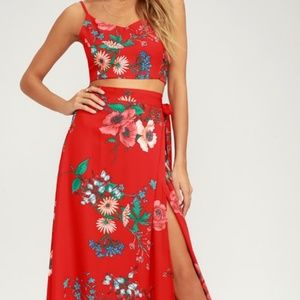 Brand new lulus two piece dress